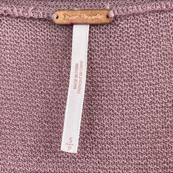 Free People Women’s Crisscross Boho Tunic Dress Sweater Size S - Picture 11 of 12